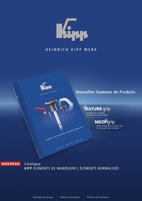 Kipp dévoile un nouveau catalogue avec une offre enrichie de plus de 4000 nouvelles références